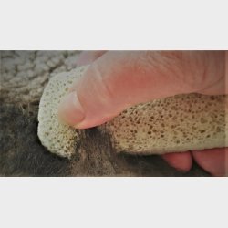 Afskrabning af stenblok Afskrabning af stenblok