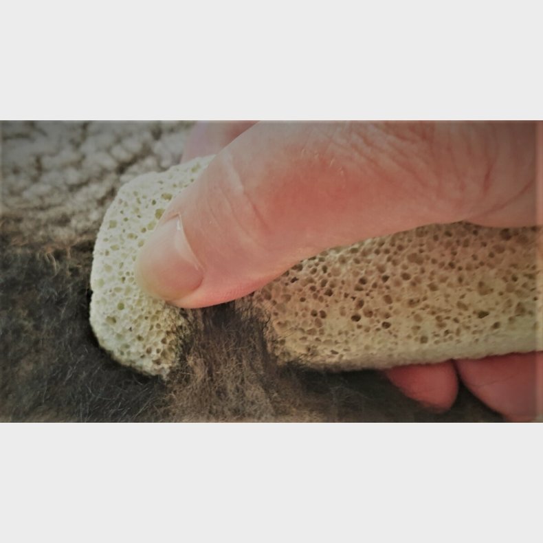 Afskrabning af stenblok Afskrabning af stenblok