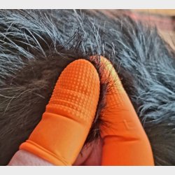 FINGERKAPSLER med skridsikkert overflade