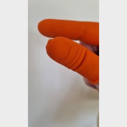 FINGERKAPSLER med skridsikkert overflade