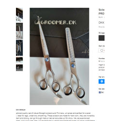 Saks BLUE STONE PROFESSIONELT ST 7"