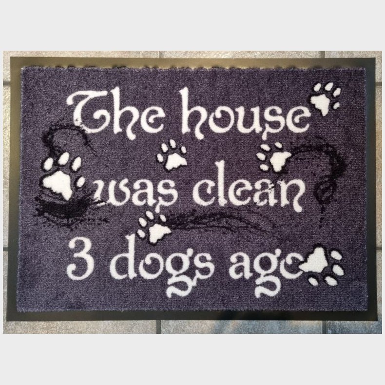 DOORMAT - Huset var rent for 3 hunde siden, 50x70cm